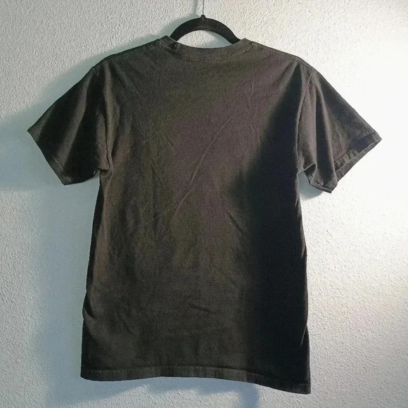 VANS OFF THE WALL Black Graphic Cotton T-Shirt Men's Small - Picture 4 of 5